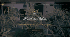 Desktop Screenshot of hoteldupalais-montpellier.fr